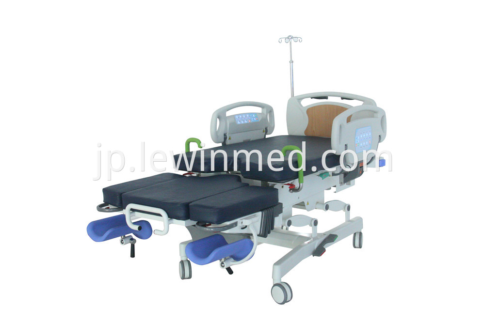 Examination and delivery bed